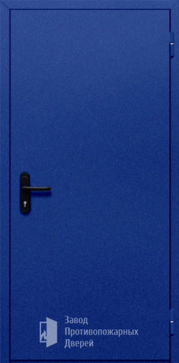 Фото двери «Однопольная глухая (синяя)» в Самаре