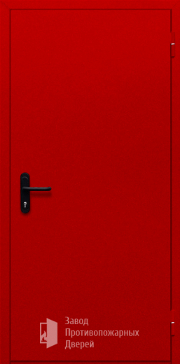Фото двери «Однопольная глухая (красная)» в Самаре