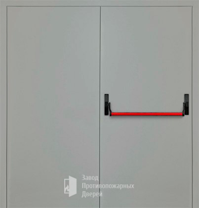 Фото двери «Двупольная глухая с антипаникой (2 створки) EI-30» в Самаре