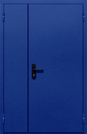 Фото двери «Полуторная глухая (синяя)» в Самаре