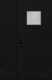 Фото двери «Полуторная со стеклом №84» в Самаре