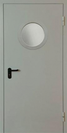 Фото двери «Однопольная с круглым стеклом EI-30» в Самаре