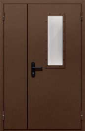 Фото двери «Полуторная со стеклом №28» в Самаре
