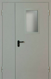Фото двери «Полуторная со стеклом EI-30» в Самаре